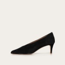 Schpitz Heels, black suede